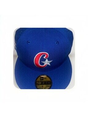 Men's New Era Size 7 3/4 CUBA 2026 World Baseball Classic 59FIFTY Hat Cap